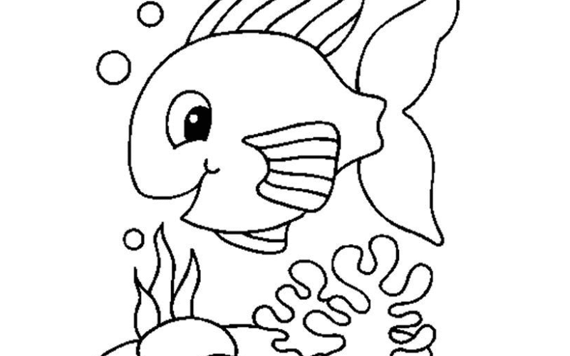 Desenho de Peixe para Colorir: Uma Aventura Criativa e Divertida