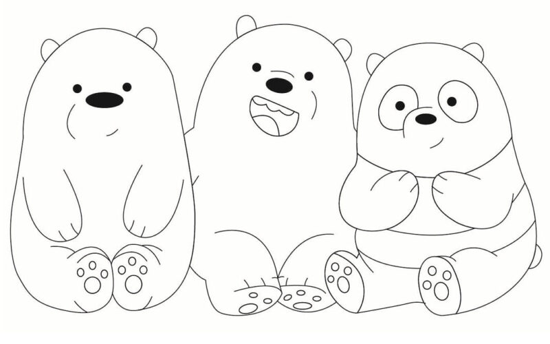 Encantando com Linhas e Cores: A Magia dos Ursos de Desenho