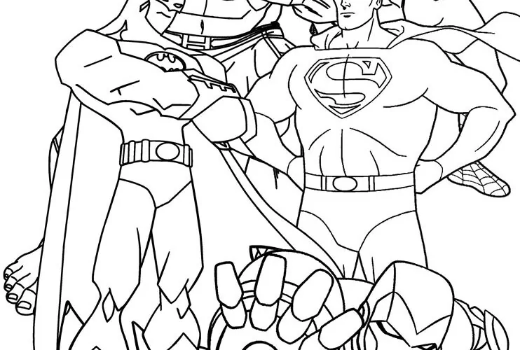 Colorindo Aventuras Heroicas: Desenhos para Colorir de Super Heróis