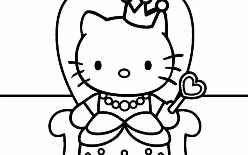Hello Kitty: Encanto em Cores - Desenhos para Pintar e Encantar